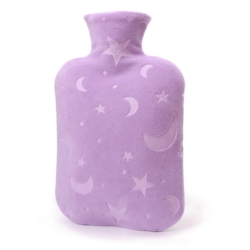 [BRSRMFL5BMFRGHI3] Hot Water Bottle with Soft Cover, 2L Hot Water Bag for Menstrual Cramps, Neck and Shoulder Pain Relief, Hot and Cold Therapies, Hand Feet Warmer, Purple