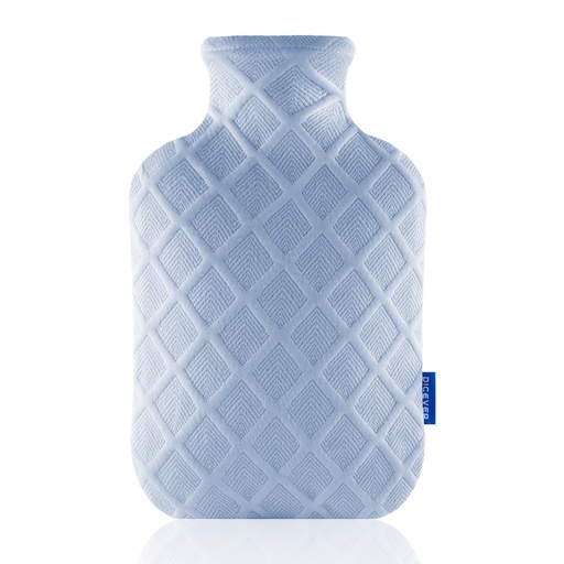 [BRSROCANOYPBYDTU] Hot Water Bottle with Soft Cover, 2L Hot Water Bag, Hot and Cold Therapies for Sore Muscles, Menstrual Cramps, Neck and Shoulder Pain Relief, Great for Women, Childs, Blue
