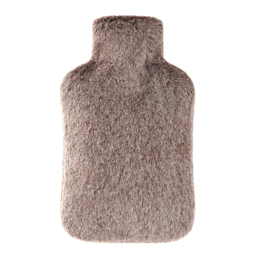 [BRSRACQTCBYQ4A3F] Hot Water Bottle with Luxury Cosy Faux Fur Cover, 2L Leakproof Hot Water Bag for Neck, Shoulder Pain Relief, Hot and Cold Therapies for Women,Men, Brown