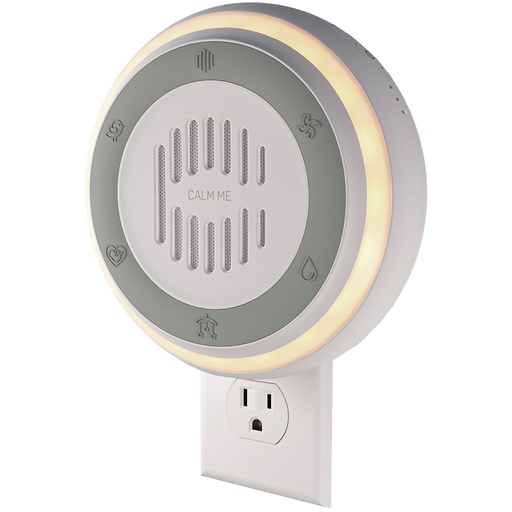[BRSROA36OIJQAA33] Wall Plug in White Noise Sound Machine for Office Privacy & Noise Canceling, White Noise Machine for Sleeping Adults & Baby, Therapy Noise Blocker with 20 Soothing Sounds & Nightlight by Calm Me.