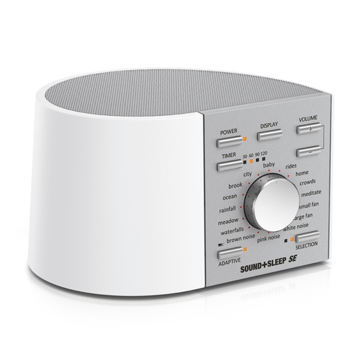 [BRSWKHQQOAFQIYLK] Adaptive Sound Technologies Sound + Sleep SE White Noise Machine, White