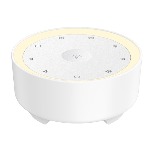 [BRSRAEITPJYB4DIZ] Kipcush White Noise Machine for Sleeping, Baby & Adults, High-Fidelity Non-Looping Sounds, Sleep Sound Machine with Dimmable Night Light, USB Powered, Memory Function, Home, Nursery & Travel