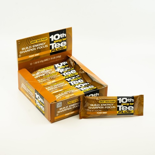 [BRSROBQ5DMFQ4FI7] 10th Tee PLUS+ Peanut Honey Bars made with Natural Ingredients | Golf Energy Bar, Easily Digestible Bar Healthy office Snacks | Best breakfast bars 12-45 grams bars