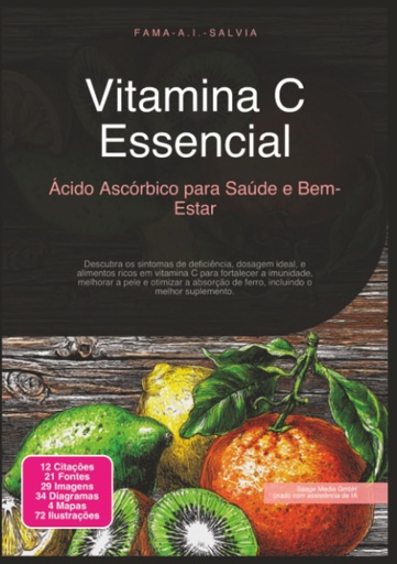 [PVRW2Z3QON7WY2Y5] Vitamina C Essencial: Ácido Ascórbico para Saúde e Bem-Estar (Portuguese Edition)