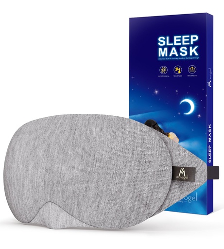 [BRSWGFT2BZ6AADLX] Mavogel Cotton Sleep Eye Mask, Light Blocking with Adjustable Nose Bridge