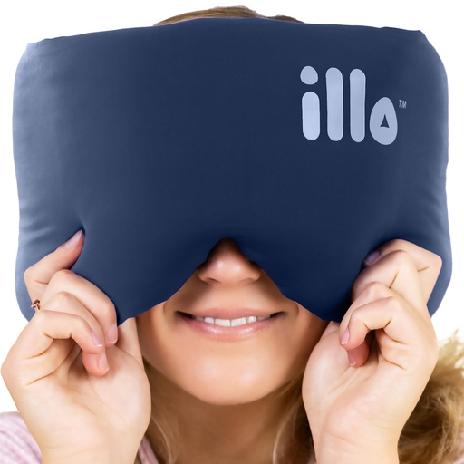 [BRSREAYFOAMBGADJ] illo Sleep Mask - Thick 360 Fluffy Full Head Blocks Light & Muffles Sound