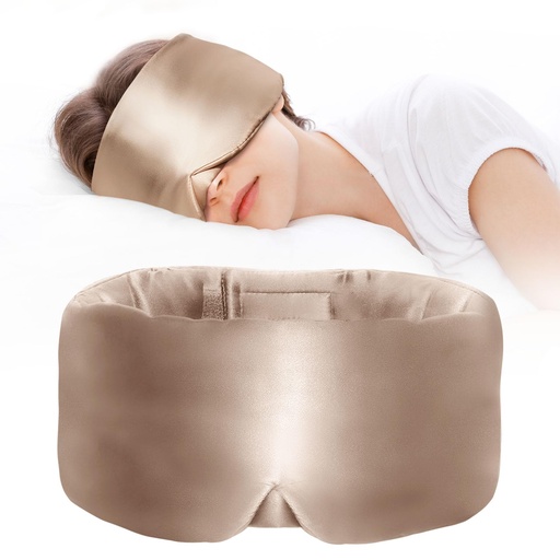 [BRSRAGQ3AAMB4CTZ] Sleep Mask, Eye Mask Weighted Light Blocking Eye Cover, Travel Mask