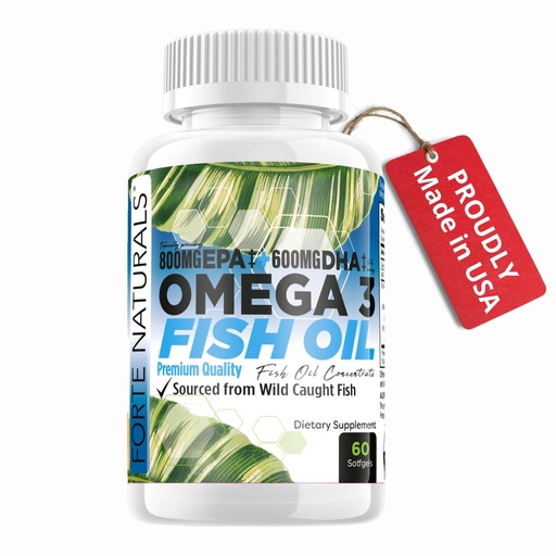 [BRSWYCQHBFYQGFLP] Omega 3 Fish Oil 2000mg HIGH Potency 800mg EPA DHA 600mg BURPLESS Supplement Non GMO Omega 3 Fatty Acid Supplements HIGH DOSE Fish Oil for Dogs Cats Humans Made in USA