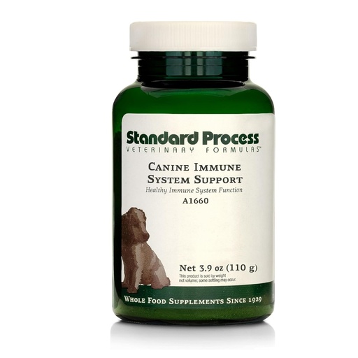[BRSROFQYAQFBQ3AZ] Standard Process Canine Immune System Support - Immune Support Supplement for Dogs - Powder Canine Supplement Aids Overall Health & Wellness - Immunity Support Supplement with Zinc & Kelp - 110 g