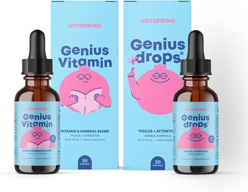 [BRSRMGD6BACAE2A3] Uşaqlar üçün JoySpring Focus Support - B9, B12, Çinko və Vitamin C - Beyin Sağlamlığı və Uşaqlar üçün əlavə