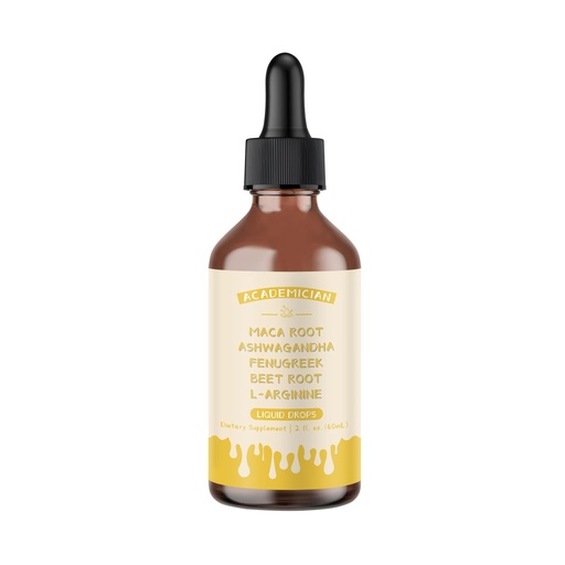 [BRSREAY5AV6BOCDV] Ashwagandha Drops with MACA Root Drops L Arginine Beet Root Liquid Fenugreek Liquid - 60ML