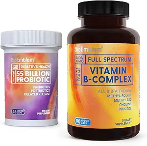 [BRSRACT7DN5AKCDL] BioEmblem Vitamin B-Complex & Probiotics for Women & Men
