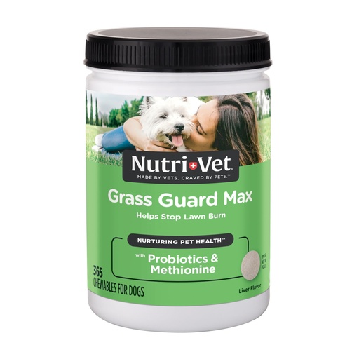 [BRSWIYL7OIMAIGAZ] Nutri-Vet Grass Guard Chewables for Dogs, Dog Urine Support, 365 Count