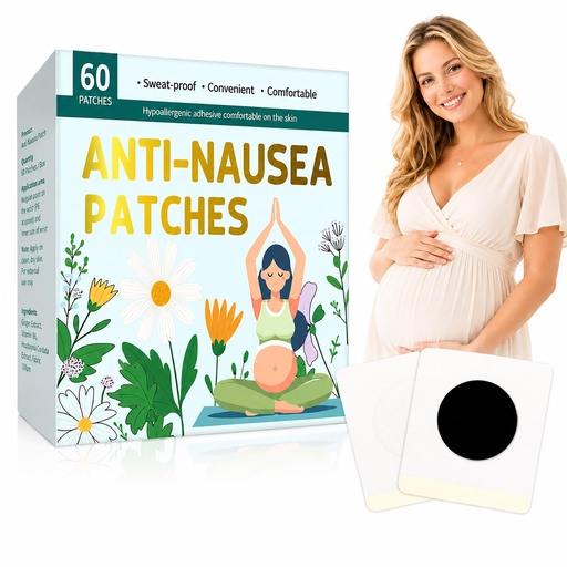 [BRSRYFT7BYMGYDY4] Pregnancy Nausea Relief Patches, 60 Count Morning Sickness Relief Patches