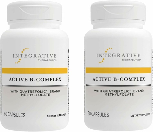 [BRSRM2YZOAOR4HL3] Integrative Therapeutics Active B-Complex -Cellular Energy & Heart Health Support with Vitamins B2, B6 & B12* - Supports Nervous & Immune Systems - Third-Party Tested - 120 Capsules (60 Servings)