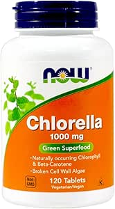 [BRSWIYYACQPWIDLI] Chlorella 1000mg 120 Tablets (Pack of 2)