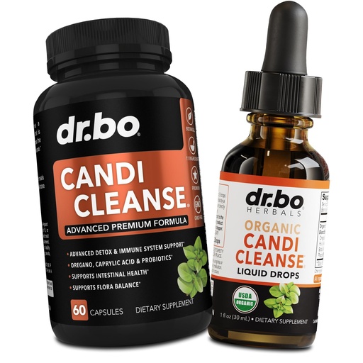[BRSRAGD2BYIAO2A4] Candi Cleanse Support Supplement Pills & Drops - Organic Oregano Oil Drops Liquid & Black Walnut Wormwood - Extra Strength Natural Oral Gut Cleanser Detox Health Supplements & Caprylic Acid Capsules