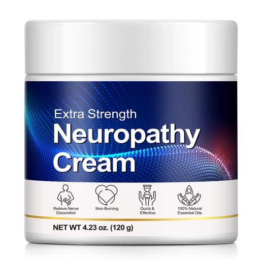 [BRSRECQRO4NAAHIY] Neuropathy Cream, Soothing Massage Cream with Arnica & Menthol – Non-Greasy Hydrating Formula for Feet, Hands, Legs and Toes - 4.23 OZ Value Pack