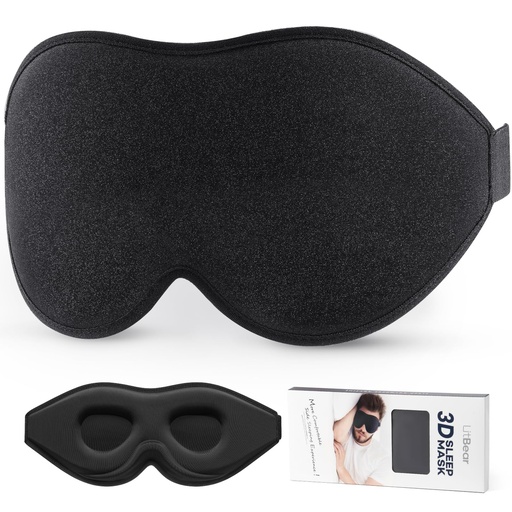 [BRSW2GT6AUJWCE3A] LitBear Sleep Mask for Side Sleeper Women Men, Eye Mask for Sleeping