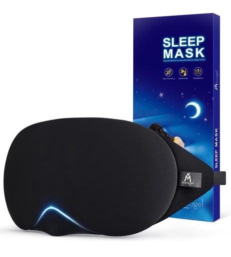 [BRSWGFT2BZ7WYYA7] Mavogel Cotton Sleep Eye Mask, Light Blocking with Adjustable Nose Bridge