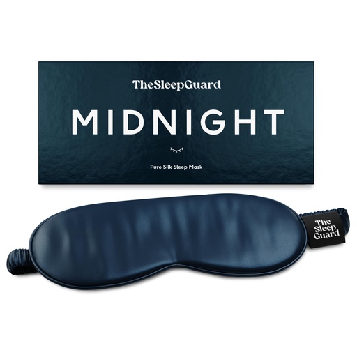 [BRSROGAEBMMR6ETO] TheSleepGuard Pure Silk Sleep Mask [100% 6A Mulberry Silk, 22 Momme] Light Blocking Travel Essentials. Eye Masks for Sleeping. Black Oeko-Tex Blindfold. Eye Covers for Men & Women