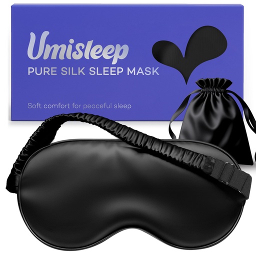 [BRSREZI3PIDQICT2] Umisleep Sleep Mask, 100% Mulberry Silk Eye Mask Sleeping for Women Men