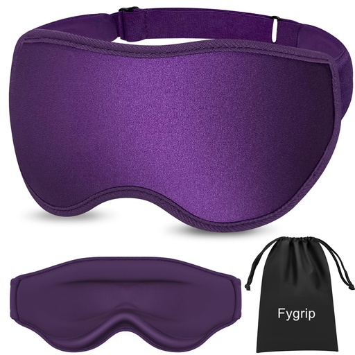 [BRSRAGAHCV7R62Q4] Fygrip 3D Eye Mask Sleep Mask for Men & Women, Purple