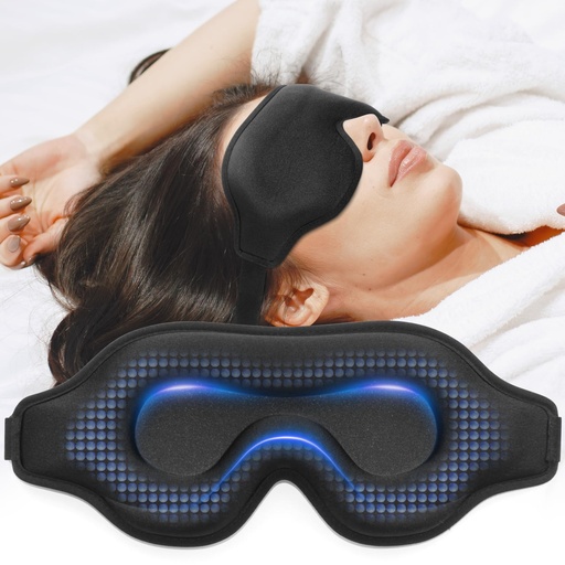 [BRSRABTQAF7RA2T3] 3D Weighted Eye Mask for Lash Extensions, Eye Covers for Sleep