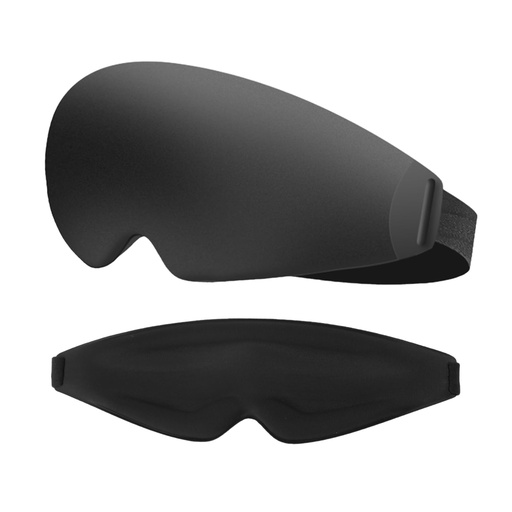 [BRSRYFA6BUPBAET7] Sleep Mask 3D Contoured Memory Foam Eye Mask (Midnight Black)