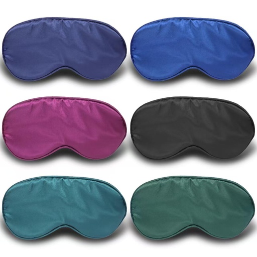 [BRSRAHAEOIIBA3TA] Silk Sleep Mask 6 Pack - Soft, Breathable, Reduces Puffy