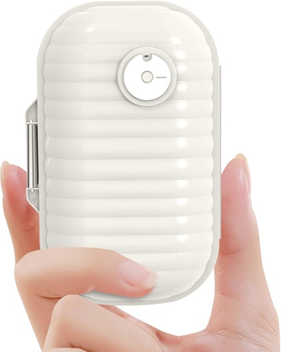 [BRSROZ34AR5RMYLP] Travel Pill Organizer, 7 Day Portable Pill Case, Small Pill Box for Pocket Purse Portable Medicine Vitamin Container (Pearl White,1 Pack)