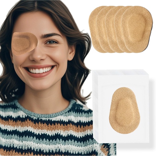[BRSRAAT5OAFRQ3YZ] 20 Pcs Adhesive Eye Patches for Adults, Medical Eye Patch for Amblyopia