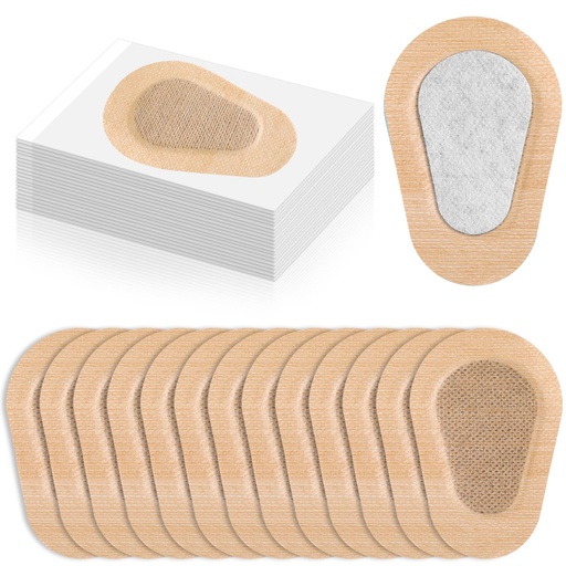 [BRSROED2DEMGYH33] Panitay 40 Pcs Adhesive Eye Patches for Adults,3.3 X 2.3 Inch,Nude