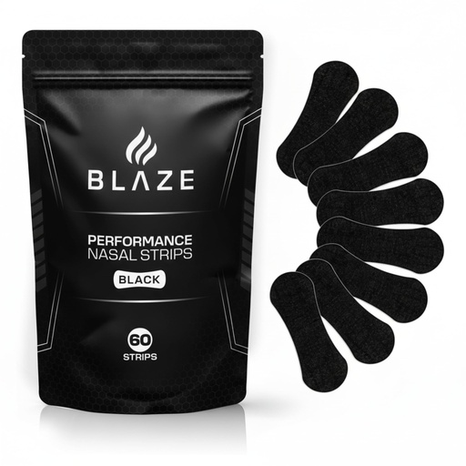 [BRSRAEI5AQNQE3TO] Performance Nose Strips for Breathing - Oil & Sweat-Proof Adhesive - 60 Ct