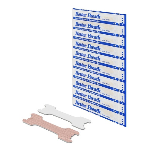 [BRSWGHYECQBAAFD3] AirPromise Nasal Strips for Reduce Snoring Nasal Congestion Relief Better Breath Anti Snoring Improve Sleeping (Large 100PCs)