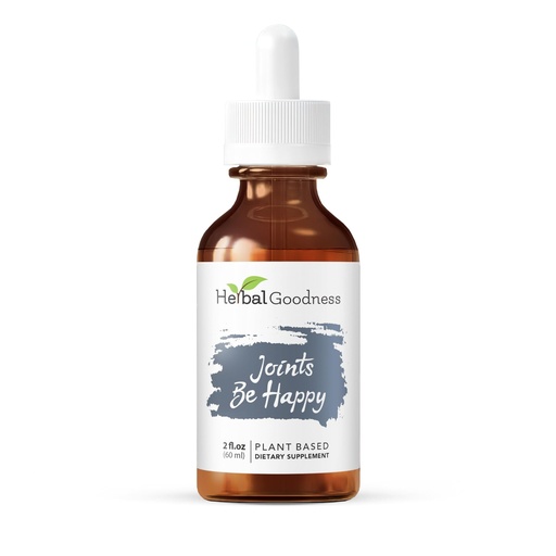 [BRSRAFAPO4NQEGT5] Herbal Goodness Joint Be Happy Liquid Extract 2oz – Organic Joint & Bone Health Support with Glucosamine, Chondroitin, Magnesium & Herbal Blend for Men & Women