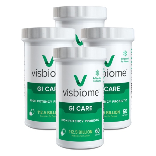 [BRSWGCQ2BEJWAF33] Visbiome® GI Care - High Potency Probiotic - 112.5 Billion CFU Live Probiotics, Original De Simone Formulation, Made in USA, 240 Capsules.
