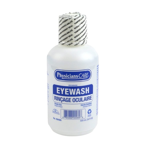 [BRSW2C36OB6QECTJ] First Aid Central 100485 PhysiciansCare Emergency Eye Wash Solution, Made in Canada, 16 Oz. Bottle