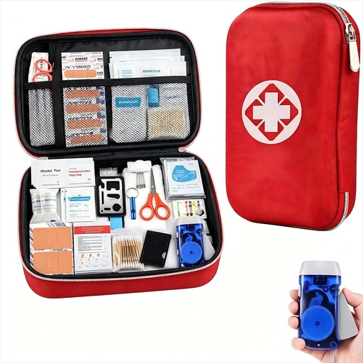 [BRSRYZY6PINB4CDU] 210Pcs Portable First Aid Kit Emergency Supplies for Family Daily Care