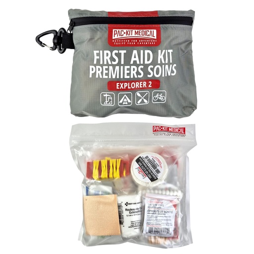 [BRSRGYY7BMFAGAI6] Pac-Kit Watertight Explorer 2 First Aid Kit with Waterproof Bag for Fishing, Camping, Hiking, and More, 110 Pieces