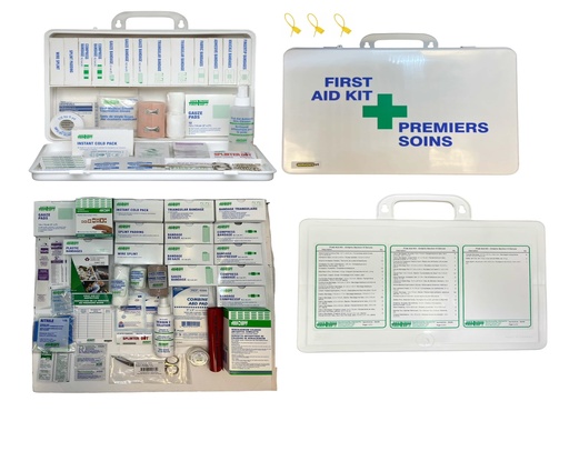 [BRSROH37DMOQOC37] Ontario, Section 9 Deluxe, 36 Unit, Plastic Box first aid Kit