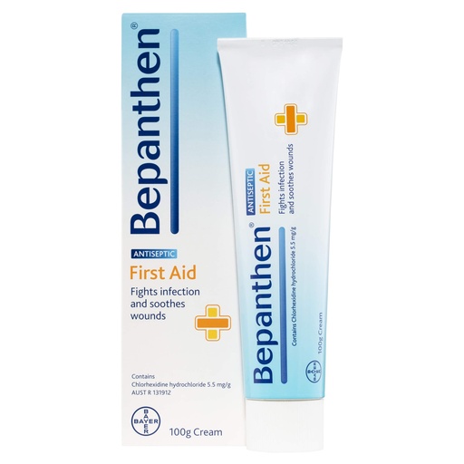 [BRSWIEYYA57WOGTG] Bepanthen First Aid Cream for Effective for the Treatment and Prevention of Infection in Minor Cuts, Wounds, Abrasions, Insect Bites And Minor Burns, 100 g
