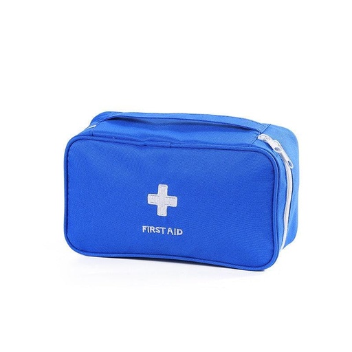 [BRSROFQLDMGQE33K] AIMALL Portable Empty Emergency First Aid Box Pack Outdoor Camping Survival Bag - Compact 600D Oxford Cloth First Aid Kit, Durable, Water-Resistant, 23x13x7.5cm
