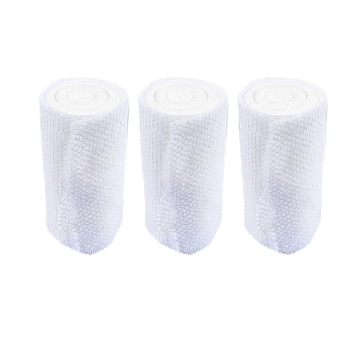 [BRSRAFAOCF4GO2TV] Leona Co 3 Rolls Self-Adhesive Cohesive Wrap Bandage Roll Gauze Tape Flexible for First Aid, Sports, and Medical Use