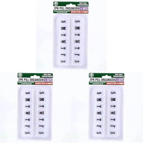 [BRSRG23YOENWOH3G] 1st Care 2-Piece Pill Organiser Set (Pack of 3)