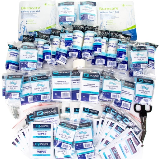 [BRSWGZ3RAUJRQ23L] Premium 210pc First Aid Kit Refill Large BSI UK Approved