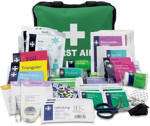 [BRSWYGL4CIHBM23K] Lewis Plast Premium First Aid Kit 160 Pieces – Complete Emergency & Survival Kit with Eyewash, Cold Packs & Blanket – Large Capacity for Home, Car, Travel & Workplace Safety