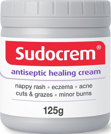 [BRSWIYQTB4MB4ELO] Sudocrem® Antiseptic Healing Cream, Zinc Oxide Cream, 125g