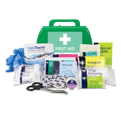 [BRSWYYI2C4IAEDLX] Lewis-Plast Small Premium BS8599-1 Compliant (Low Risk High Risk) First Aid Kit - First Aid Kit For Injuries