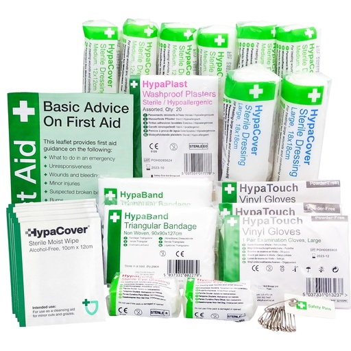 [BRSWIZIZA4GRMCQV] Safety First Aid HSE 1-10 Persons First Aid Refill